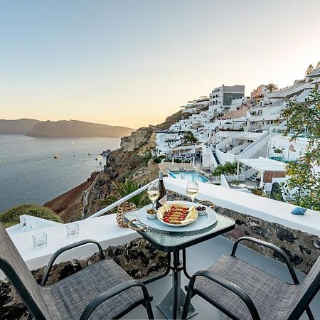 Amazing View Villa Oia With Jacuzzi Exterior foto