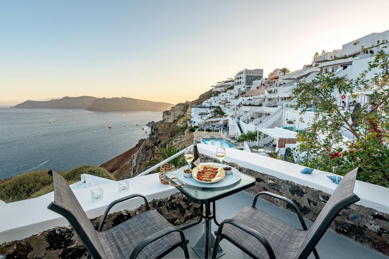 Amazing View Villa Oia With Jacuzzi Exterior foto