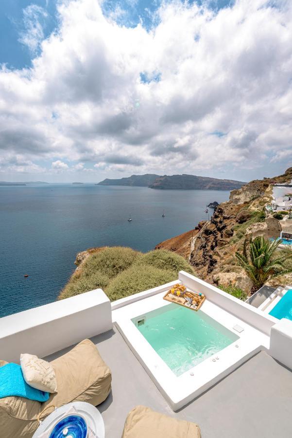 Amazing View Villa Oia With Jacuzzi Exterior foto